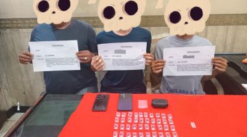 Satresnarkoba Polresta Jambi Tangkap 3 Orang Pelaku Tindak Pidana Narkotika, Amankan BB Sabu 56 Paket.