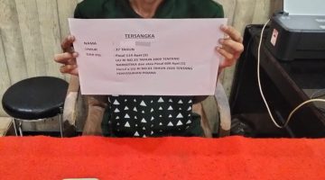 Satresnarkoba Polresta Jambi Tangkap Pelaku Tindak Pidana Narkotika, Amankan BB 2 Paket Sabu Berat Bruto 0,41 Gram.